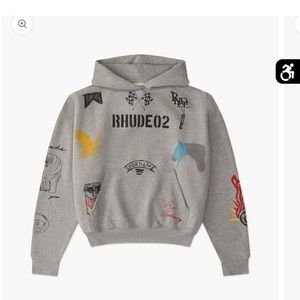RHUDE SCRIBBLE HOODIE